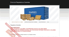Desktop Screenshot of enviopaqueteriacolombia.com